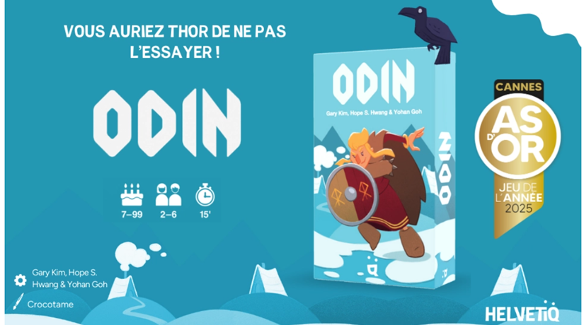 Odin, As d'or - Jeu de l'année 2025 Odin, As d'or - Jeu de l'année 2025