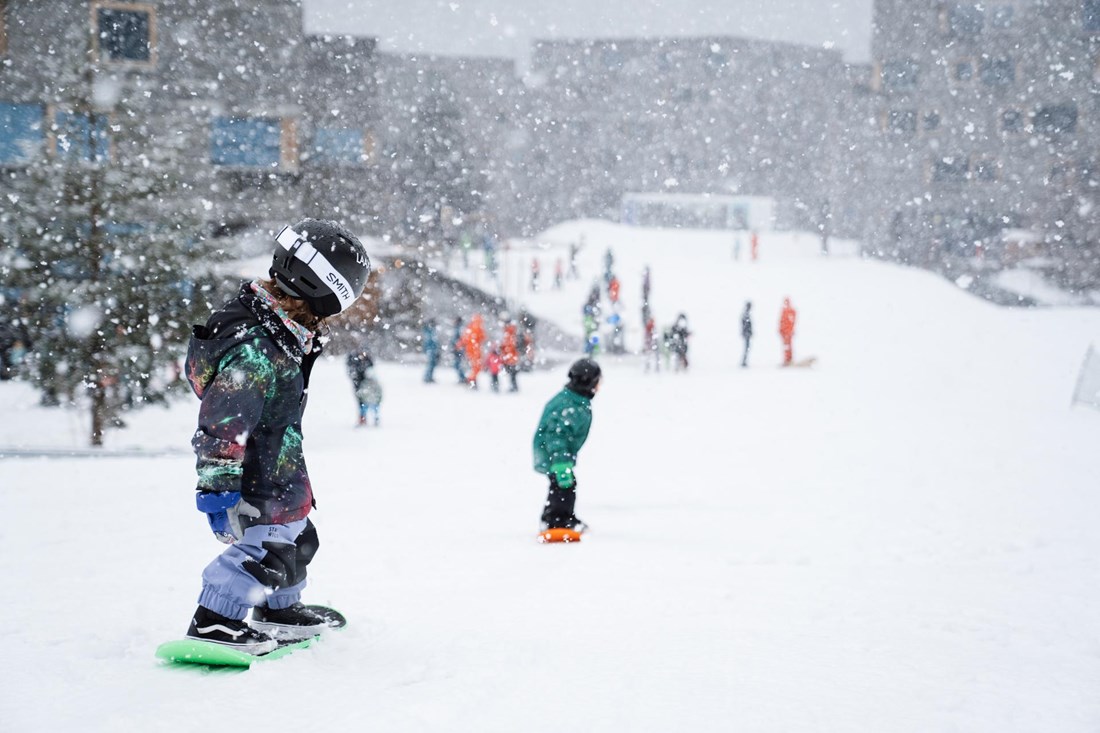 Un accès direct aux pistes pour le bonheur des petits et grands