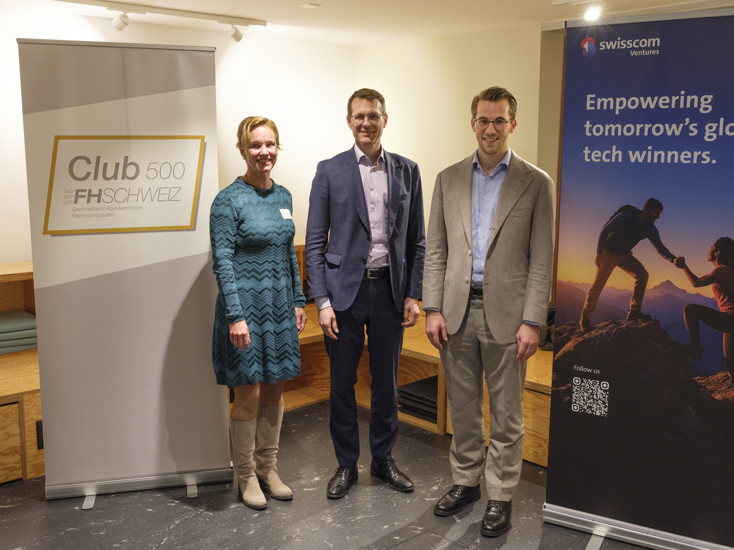 Christina Hirsch, Christoph Aeschlimann & Andri Silberschmidt