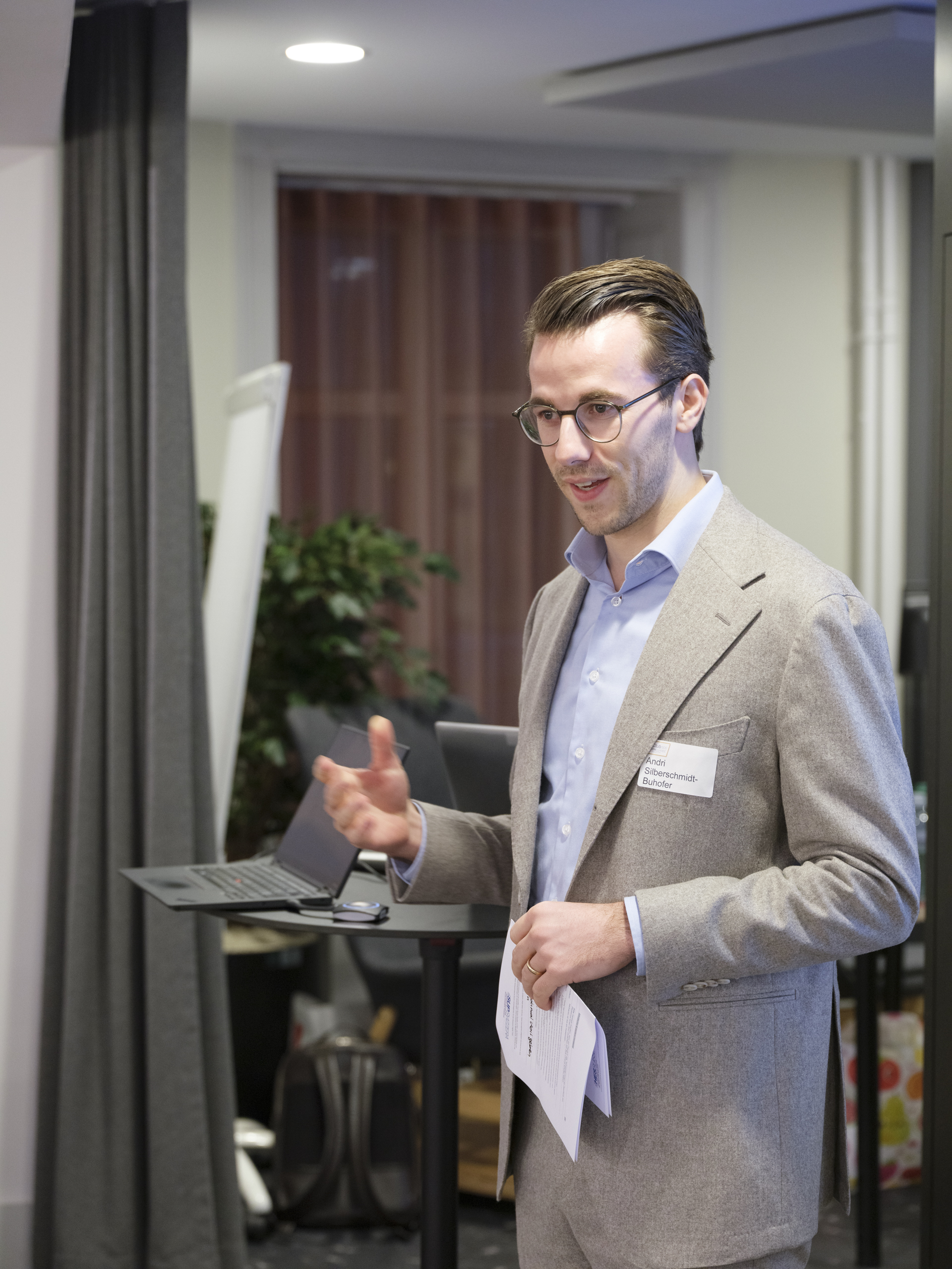 Andri Silberschmidt, président de l'HES SUISSE, conseiller national