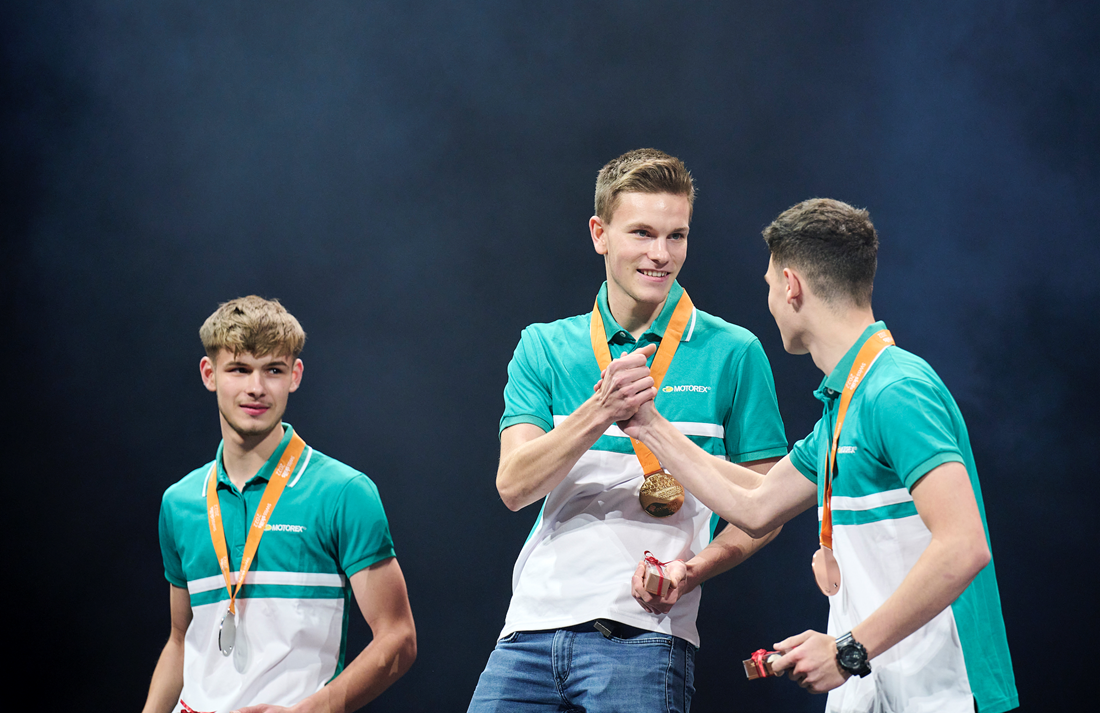 Jeunes apprentis médaillés aux SwissSkills