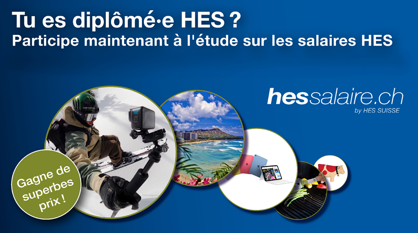 Combien gagnent les diplômés HES ? Participe à l'étude sur les salaires HES Combien gagnent les diplômés HES ? Participe à l'étude sur les salaires HES